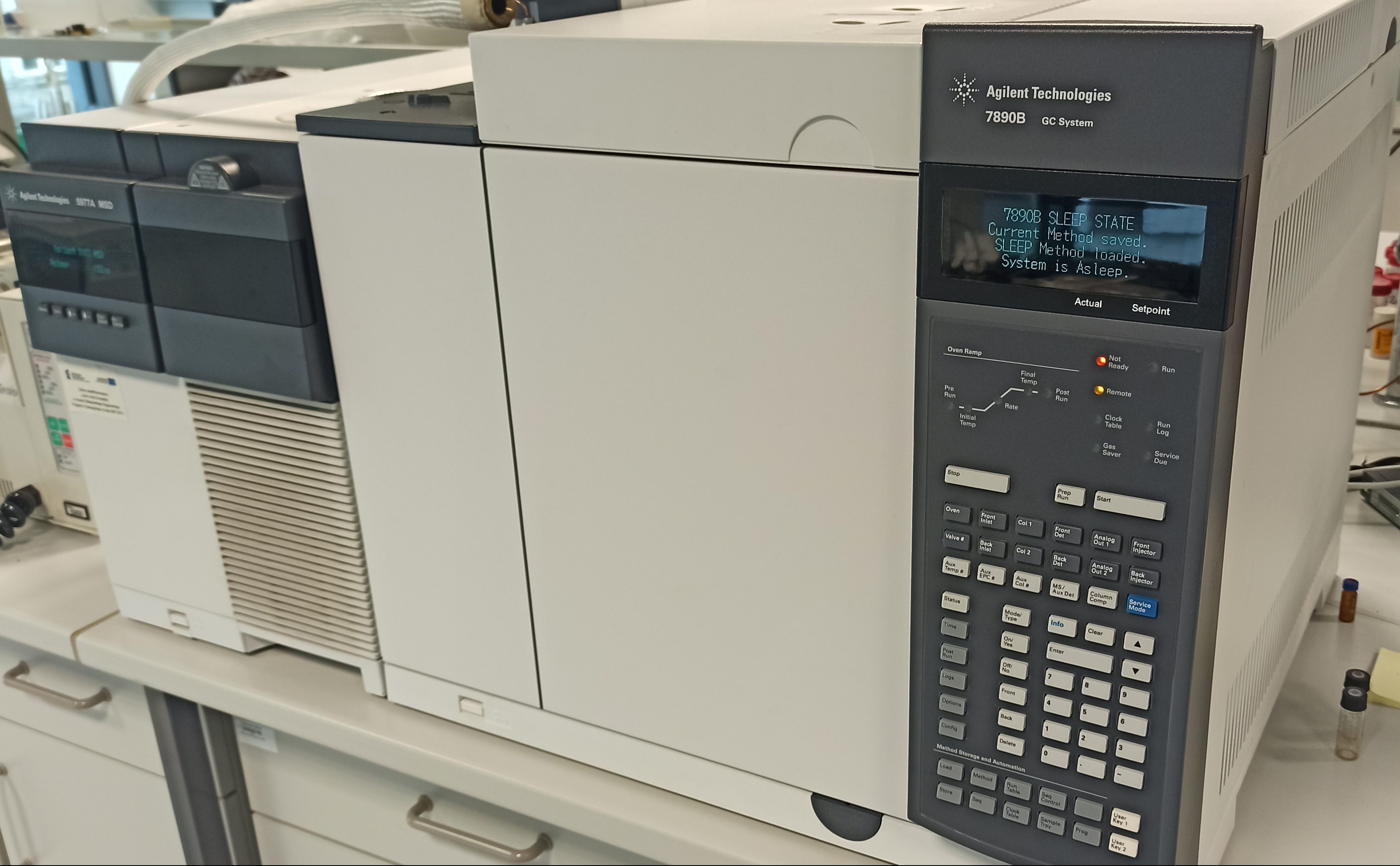 GC-MS with pyrolyzer